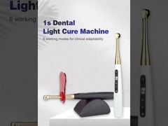 1s Máquina Dental Light Cure 6 modos de trabalho para adaptabilidade clínica
