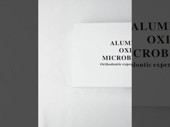 Microblastro dentário de óxido de alumínio