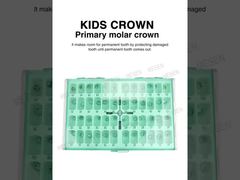 Um olhar mais atento: KIDS CROWN Coroa do molar primário