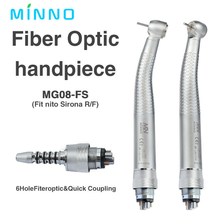 ISO Dental High Speed Handpiece 0.25Mpa-0.3Mpa E Gerador Led Handpiece
