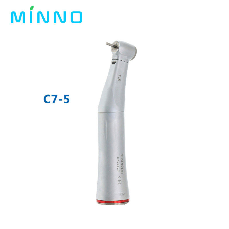 COXO 1:5 Aumentando a baixa velocidade Dental Handpiece Contra Ângulo LED Fibra Óptica Handpiece
