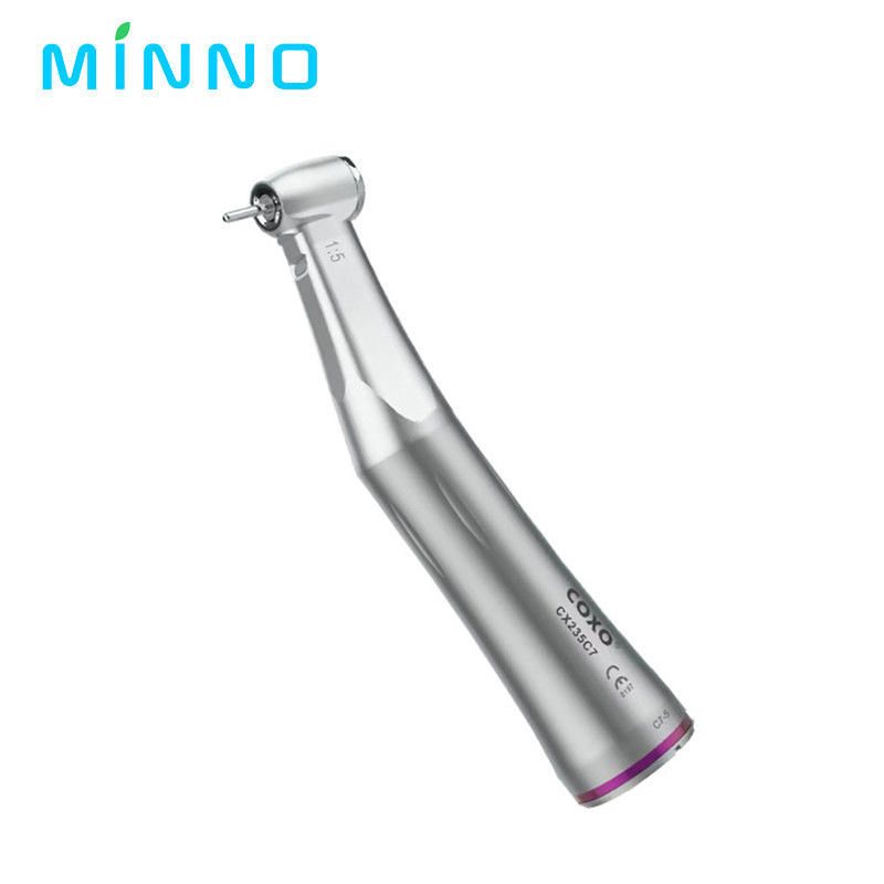 COXO 1:5 Aumentando a baixa velocidade Dental Handpiece Contra Ângulo LED Fibra Óptica Handpiece