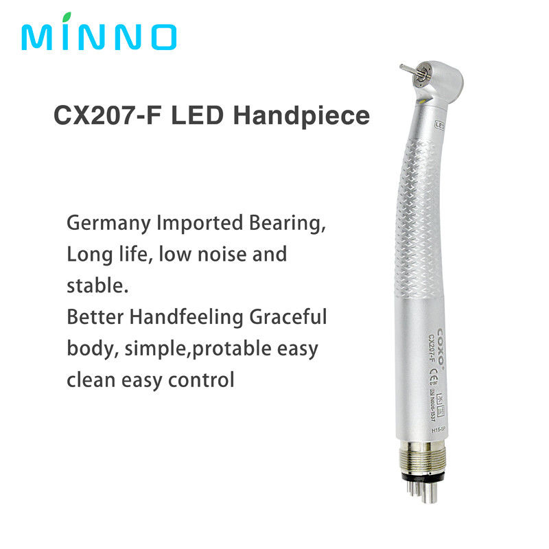 300000rpm Coxo Handpiece de Alta Velocidade 4 Holes LED Dental Handpiece com 3 Way Spray