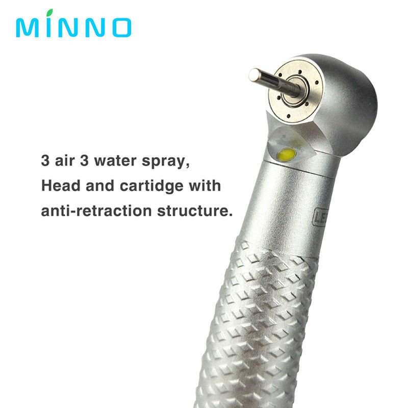 300000rpm Coxo Handpiece de Alta Velocidade 4 Holes LED Dental Handpiece com 3 Way Spray