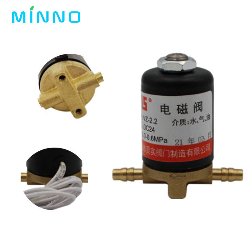 Válvula solenoide DC/AC 24V 0-0,6MPa Cadeira dentária Válvula eletromagnética