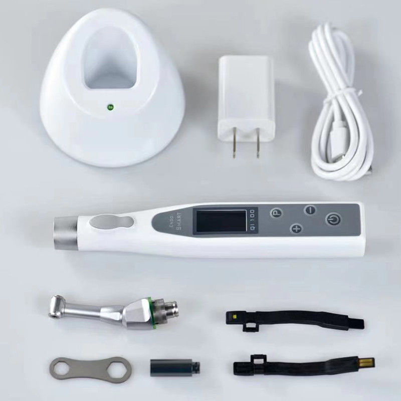 Endomotor dentário sem fio com lâmpada LED Endomotor 16: 1 ângulo de contra redução dentária