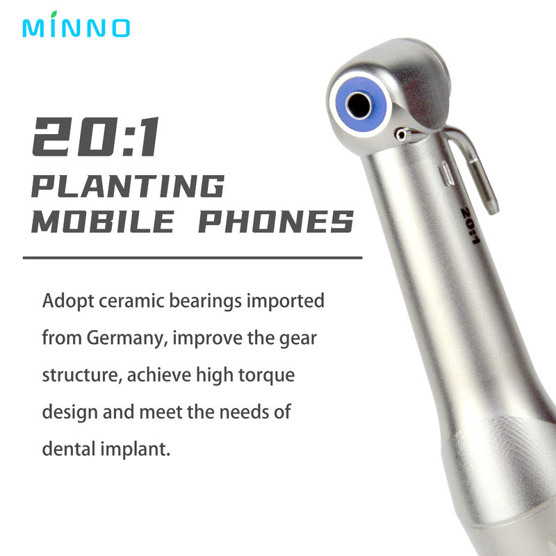 CA-520-2 Máquina cirúrgica 20/1 Implante ângulo contra Spray de água externo Máquina de baixa velocidade sem cores LED