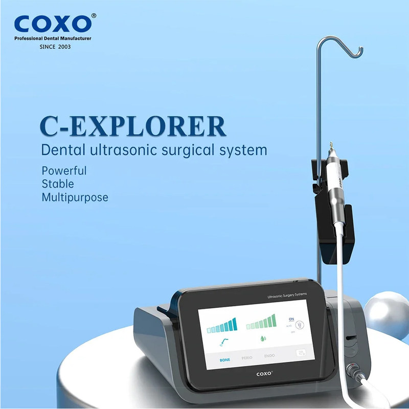 Dental Ultrassônico Piezoelétrico Quirurgia óssea Faca Peda Controle LED Hand Piece Endo Perio Equipamento Cirúrgico