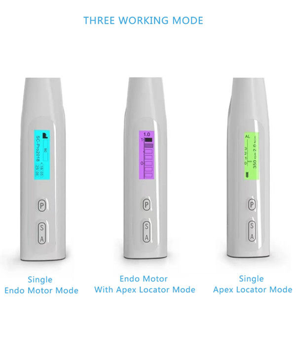 Dental Wireless Root Canal Endodontic C-Smart Mini AP Endo Motor com Apex Locator 2 em 1 Motor de Micro Cirurgia de baixa velocidade