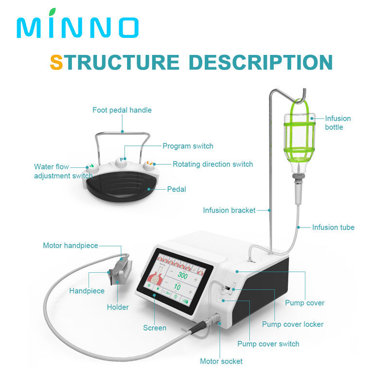 Nova chegada LED Screen Dental Implant Cirúrgico Motor com tela sensível ao toque colorido