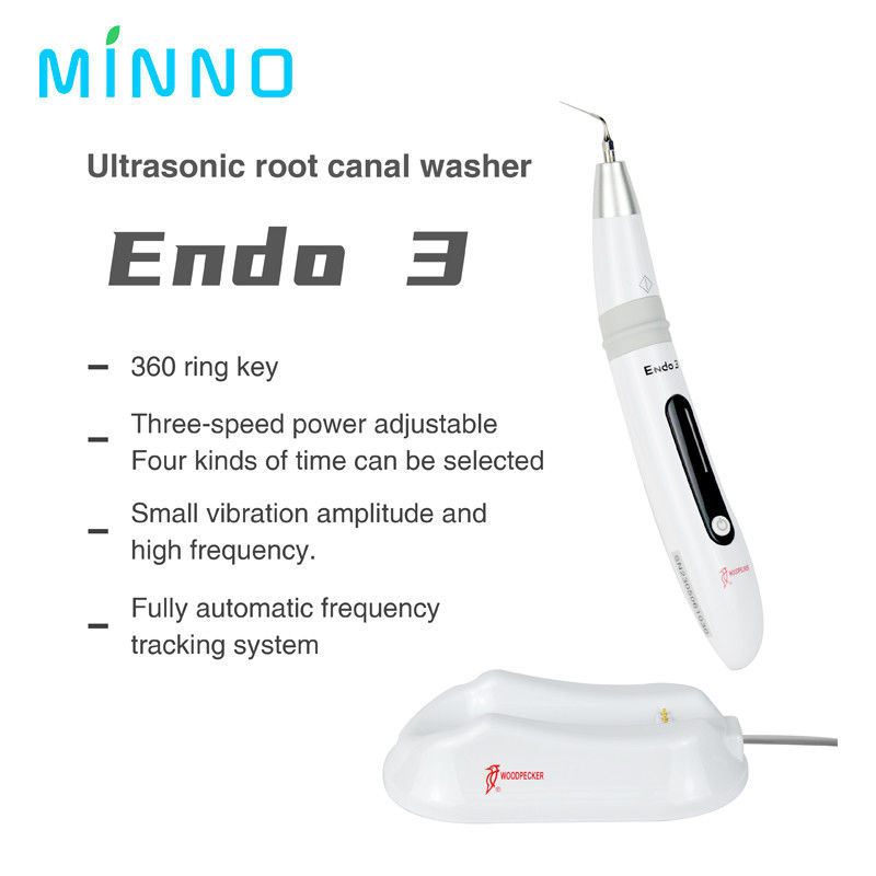 Peixe de madeira Endo 3 UItrasonic Activate LED Dental Wireless Activator Dispositivo ultrasônico Dual Mode Endodontic Root Canal Ir