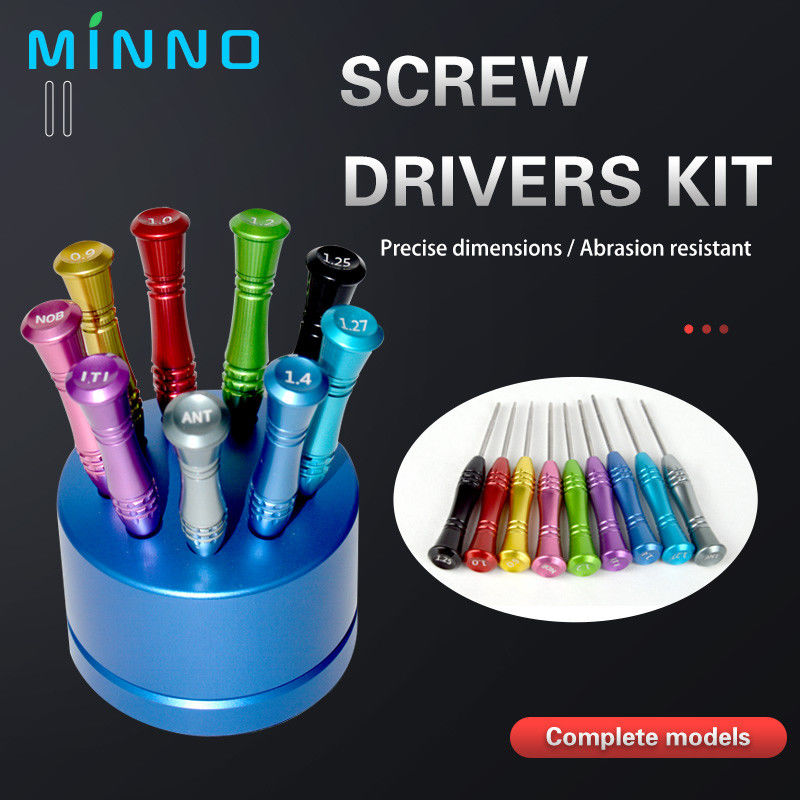 1PC Dental Implant Screw Driver Micro-parafusador de aço inoxidável com alça para implantes Ferramenta de perfuração