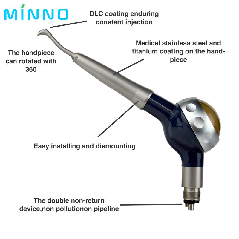 2/4 Furo Dental Air Prophy Polisher Dental Irrigador Oral Calculus Remover Dental Hygiene Prophy Polisher de ar a jato