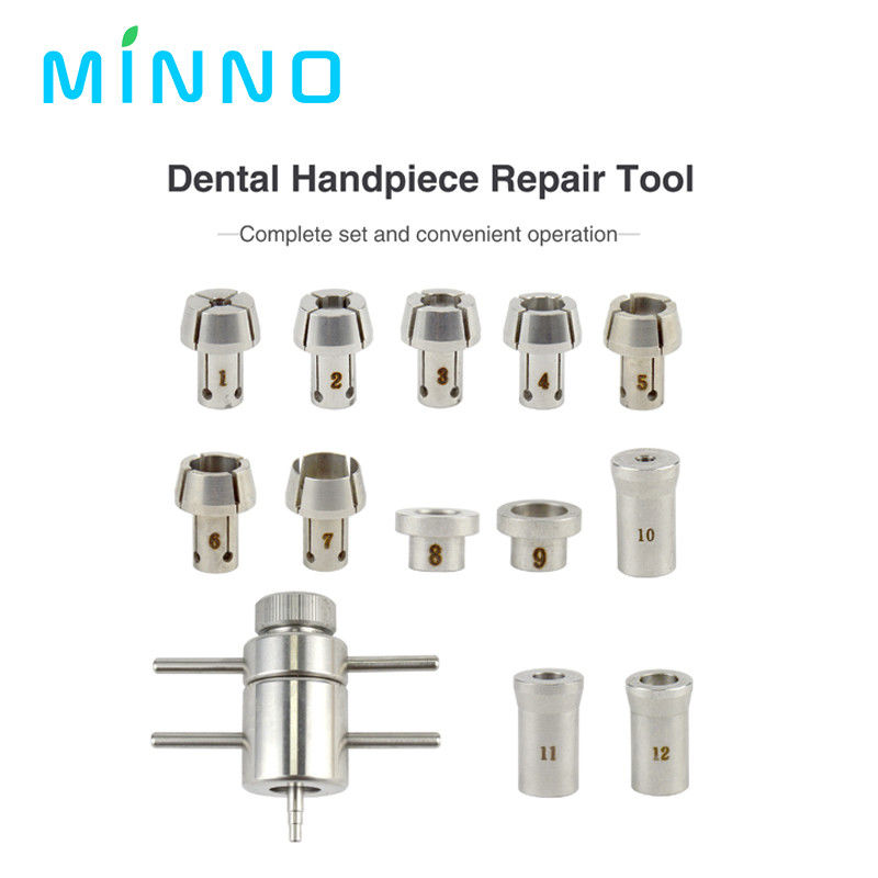 Ferramenta de Reparação de Peças Dentárias Dentárias Cartuchos de Reparação de Peças Dentárias Ferramentas de Removação e Instalação de Rolamentos Conjunto completo e operação conveniente