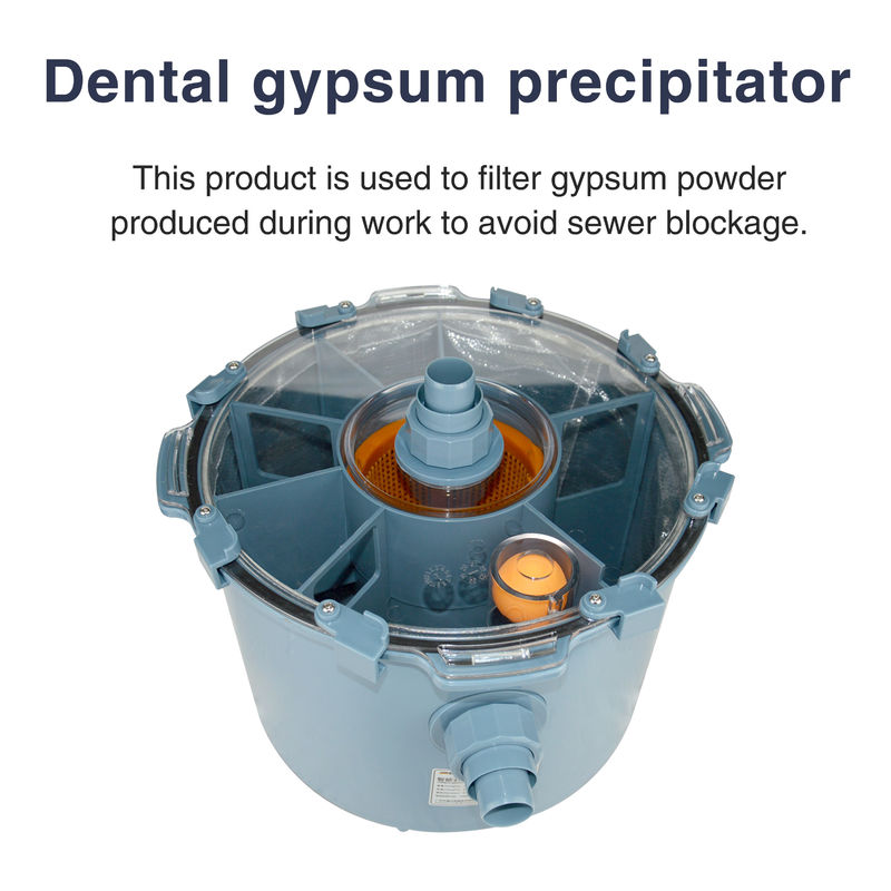Precipitador de gesso dentário Filtro de gesso para evitar entupimento Materiais de filtragem/seleção de oito vezes